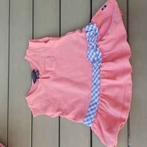 Baby girls pastel pink Nautica shirt